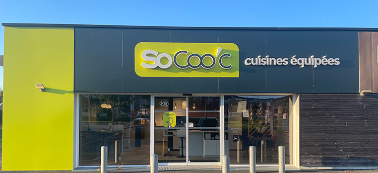 Façade cuisines équipées SoCoo'c Guingamp